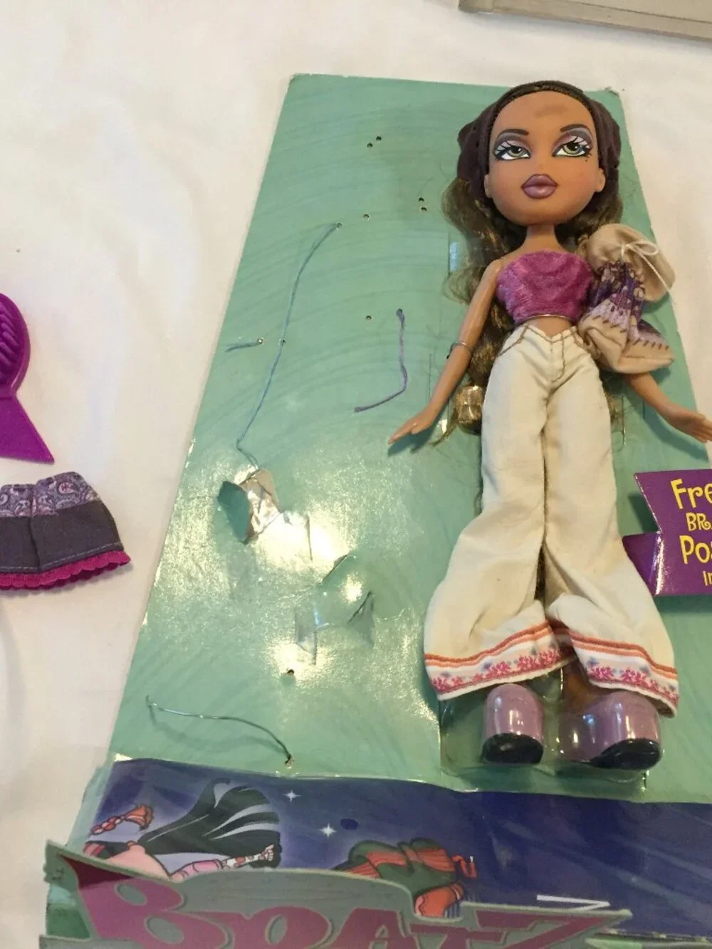 Bratz First Edition 2001 MGA Yasmin Fashion Doll, Box/w/Poster Read Description